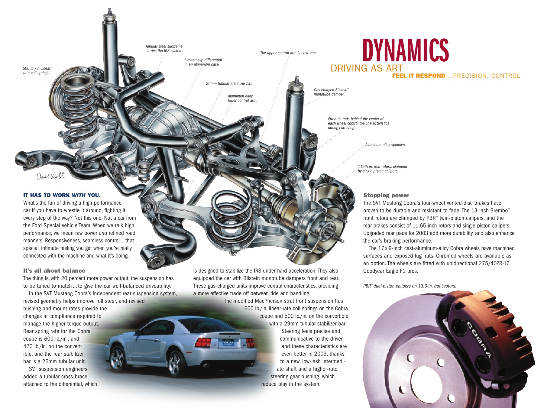 2003 Ford Mustang Cobra Brochure Page 7